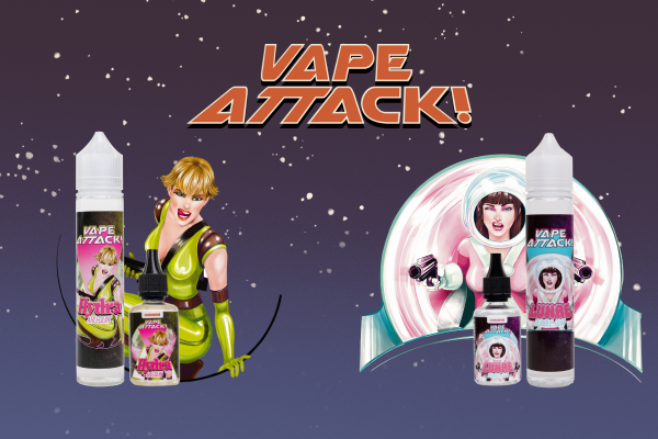 E liquides et concentrés Hydra et Lunae Vape Attack | Blog Le Petit Vapoteur